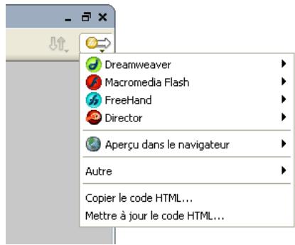 MACROMEDIA STUDIO 8-DCOUVERTE DE STUDIO 8 - Bouton exportation rapide - 1