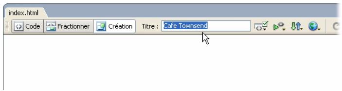 MACROMEDIA STUDIO 8-DCOUVERTE DE STUDIO 8 - Création et enregistrement d'une nouvelle page - 1