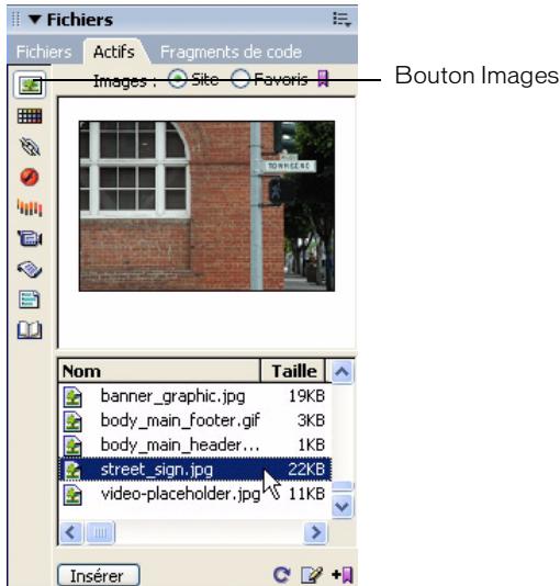 MACROMEDIA STUDIO 8-DCOUVERTE DE STUDIO 8 - Insérez une image à partir du panneau actifs - 3