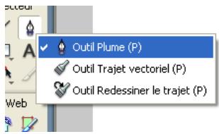MACROMEDIA STUDIO MX 2004-A LA DCOUVERTE DE STUDIO MX - Sélection d'un outil à partir d'un groupe d'outils - 1