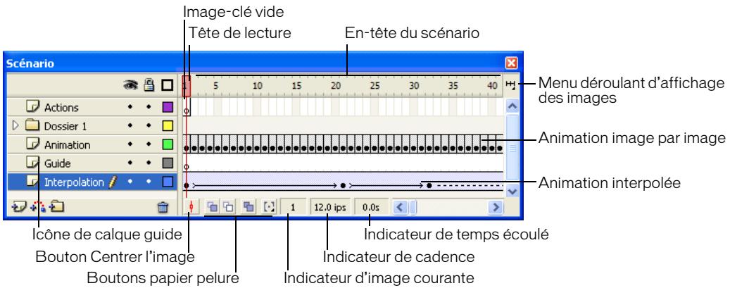 MACROMEDIA STUDIO MX 2004-A LA DCOUVERTE DE STUDIO MX - Utilisation du scénario - 1