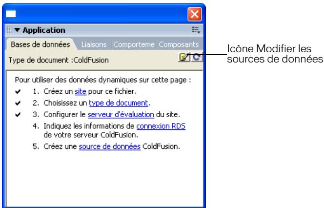 MACROMEDIA STUDIO MX 2004-A LA DCOUVERTE DE STUDIO MX - Pour définir l'exemple de base de données en tant que source de données coldfusion : - 1