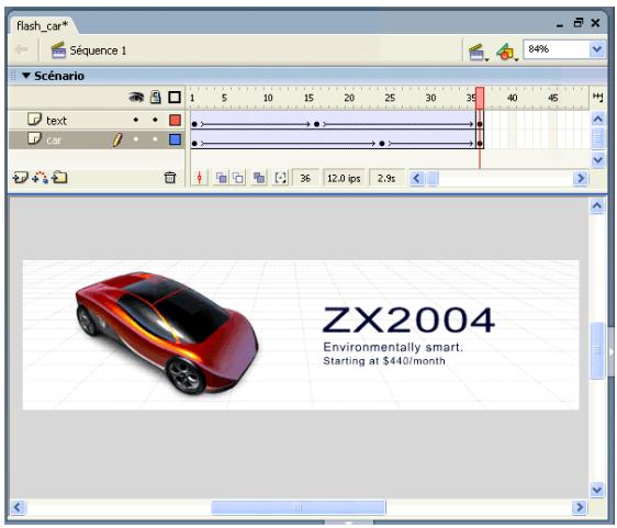 MACROMEDIA STUDIO MX 2004-A LA DCOUVERTE DE STUDIO MX - Utilisation de la scène - 1