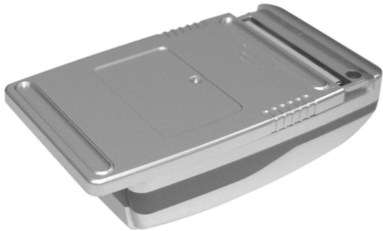 GLOBALSAT BT-338 - Schéma 2. Sortez la pile en tirant sur la languette - 3