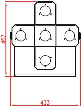 JBSYSTEMS LIGHT LED CROSSFIRE - Mains Input: - 1
