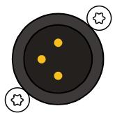 DYNACORD D 11 A - CONNECTEUR LINE THRU - 1