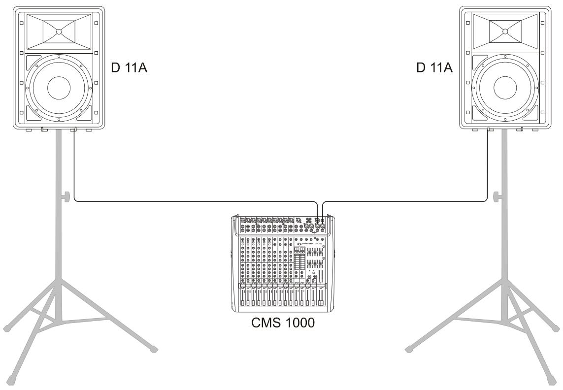 DYNACORD D 11 A - Setup Example - 1