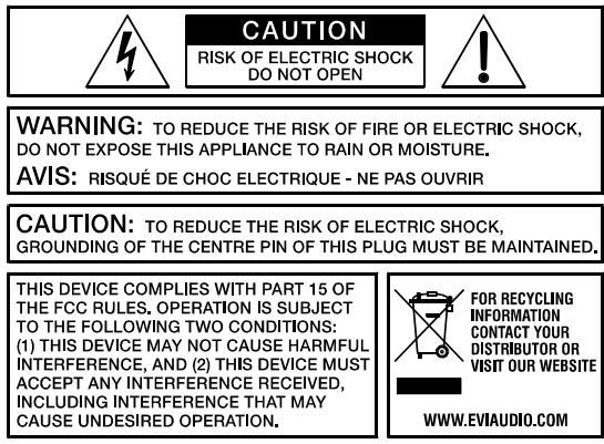DYNACORD D 11 A - IMPORTANT SAFETY INSTRUCTIONS - 1