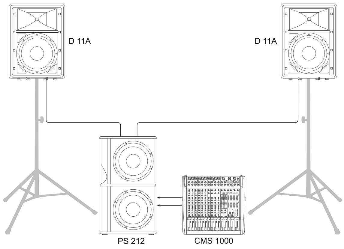DYNACORD D 11 A - Setup Example - 3