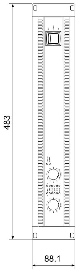 DYNACORD SL - Dimensions / Abmessungen - 3