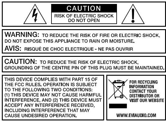DYNACORD SL 1800 - IMPORTANT SAFETY INSTRUCTIONS - 1