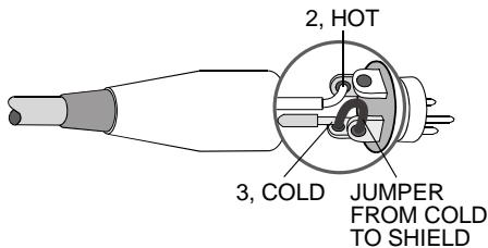 DYNACORD SL 2400 - Verkabelung des Audio-Eingangs - 2