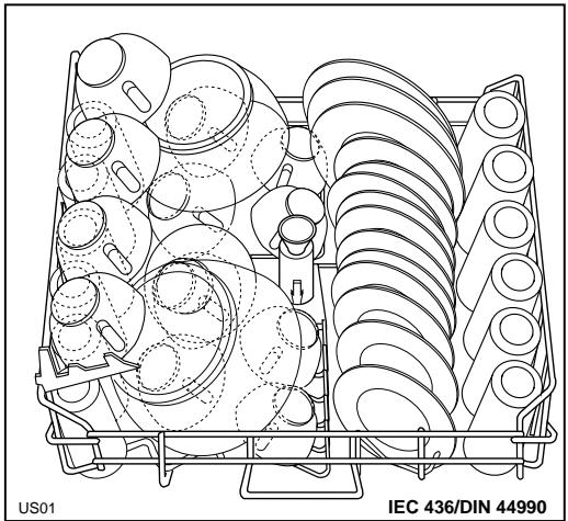 CASTOR CDW41 - Utilisation du panier supérieur - 1