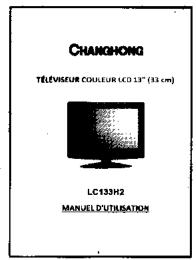 CHANGHONG LC133H2 - Contenu de l'emballage - 3