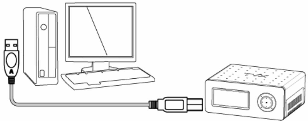 TVIX M-4000S - Utilisation d'une connexion USB avec PC - 1