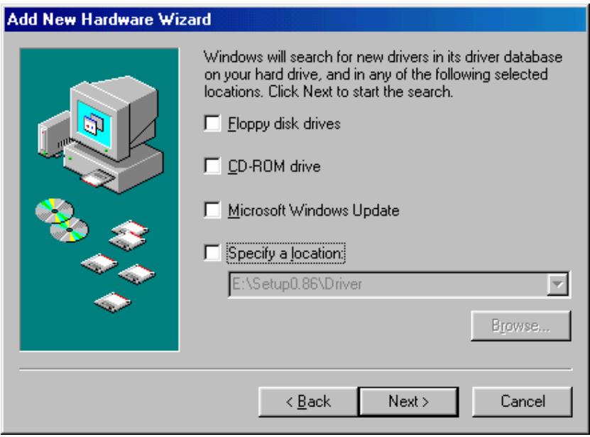 TVIX M-4000S - Installation d'un gestionnaire windows 98SE - 5