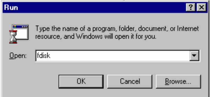 TVIX M-4000S - Faire une partition et formater le disque dur sous windows 98 se / me - 1