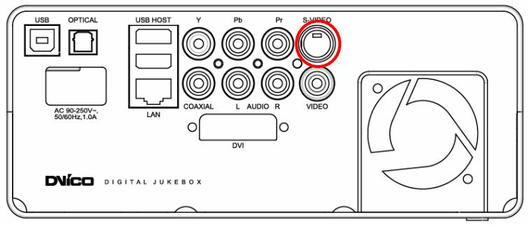 TVIX M-4000S - Connexion à une sortie s-viseo - 1