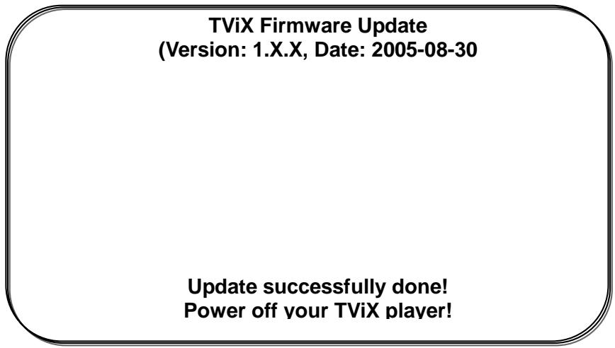 TVIX MINI C-2000U - Comment mettre à jour le firmware - 3
