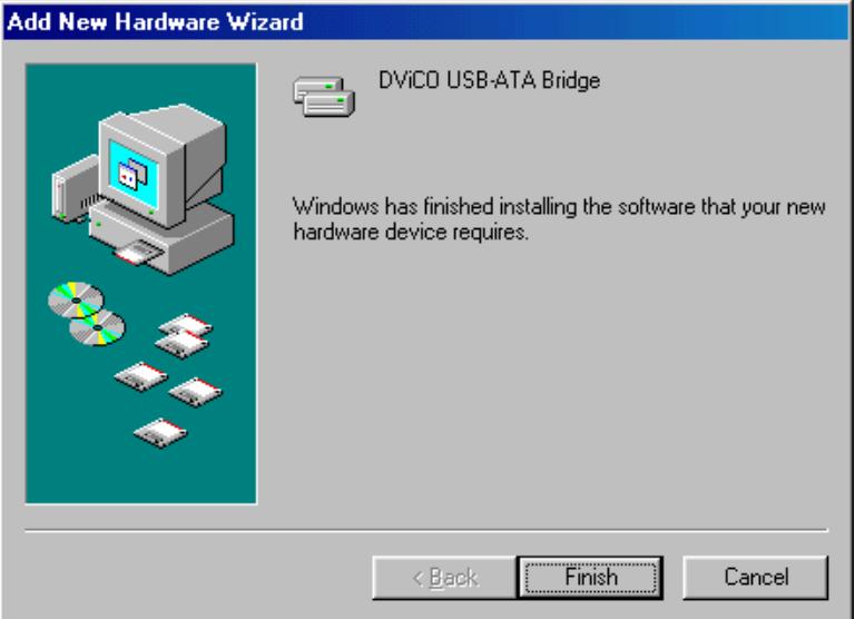 TVIX MINI C-2000U - Installation du pilote de windows 98SE - 7