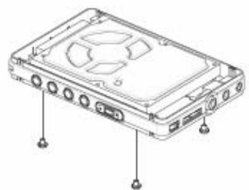 TVIX MINI C-2000U LITE - Installation / échange du disque dur (HDD) - 2