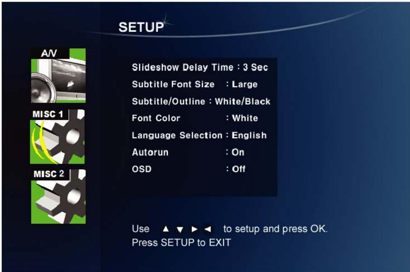 TVIX MINI C-2000U LITE - Paramétrage MISC1 - 1