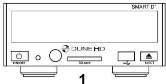 DUNE HD SMART D1 - Contenu de la boîte - 1