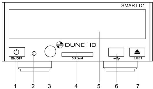 DUNE HD SMART D1 - Face avant: - 1