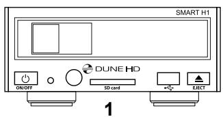 DUNE HD SMART H1 - Inhoud van de verpakking*: - 1