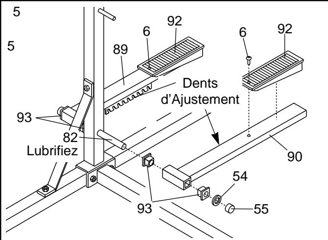 WESLO GYM 3000 - COMMENT ATTACHER ET ENLEVER LE SIEGE - 9