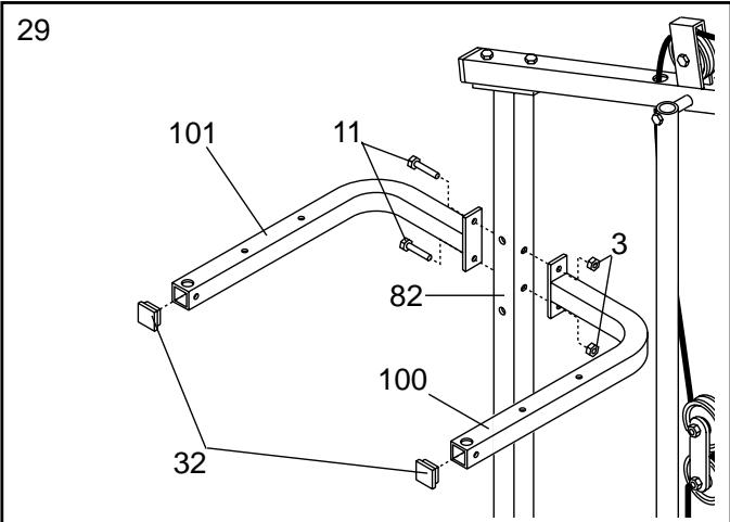 WESLO GYM 3000 - COMMENT ATTACHER ET ENLEVER LE SIEGE - 4