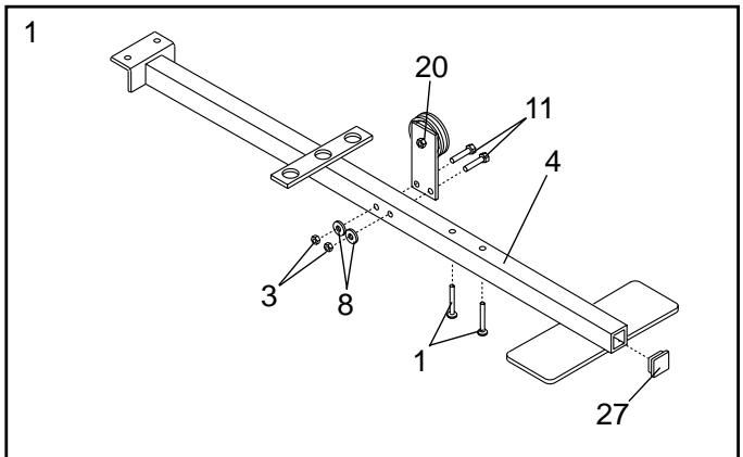 WESLO GYM 3000 - Avant que vous ne commenciez, assurez vous d'avoir bien lu les instructions ci-dessus. - 1