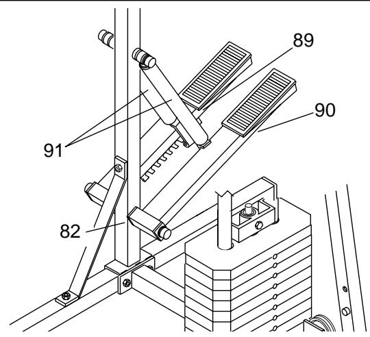 WESLO GYM 3000 - ATTENTION : Les Cylindres de Résistance deviennent très chauds pendant l'usage. Laissez-les se refroidir avant de les toucher. - 4