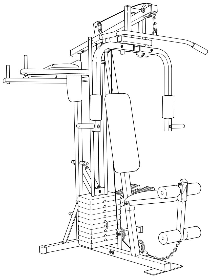 WESLO GYM 3000 - MANUEL DE L'UTILISATEUR - 1