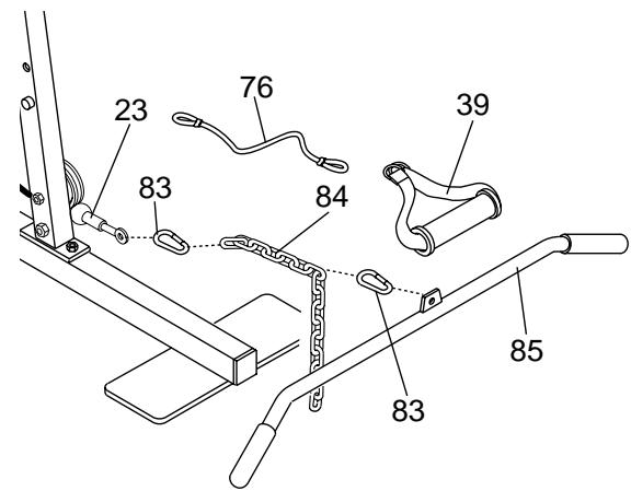 WESLO GYM 3000 - ATTENTION : Les Cylindres de Résistance deviennent très chauds pendant l'usage. Laissez-les se refroidir avant de les toucher. - 3