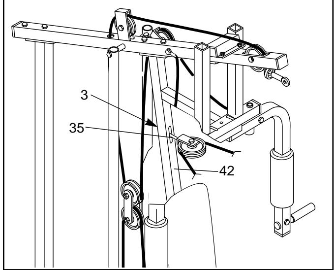 WESLO GYM 3000 - COMMENT SERRER LES CÂBLES - 2