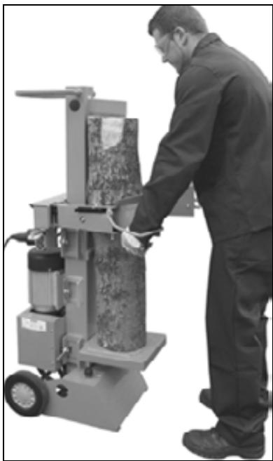 ATIKA ASP 6 N-400 - Spaltning af langt træ: - 1