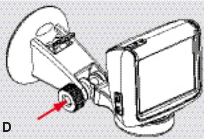CARTREK 400 - Flexible mounting arm (using the in-vehicle bracket) - 4