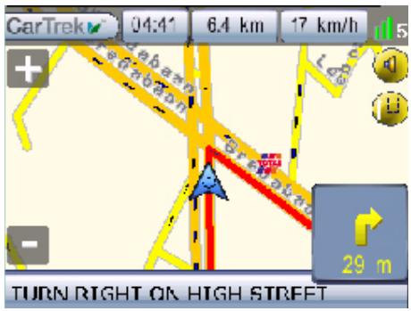 CARTREK 400 - The main screen - 1