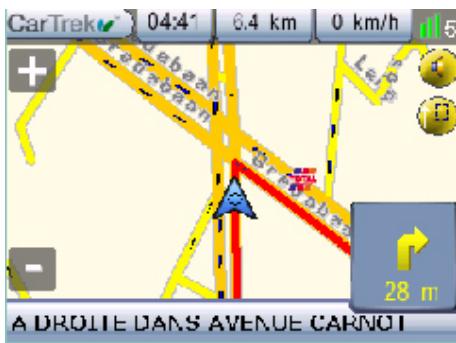 CARTREK 400 - L'écran principal - 1