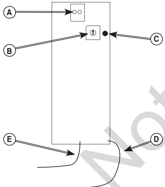 GENERAL ELECTRIC 100 AMP AUTOMATIC TRANSFER SWITCH - Indicadores de estado de los LED del modulo remoto - 1