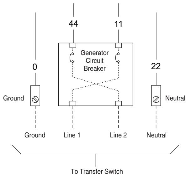 GENERAL ELECTRIC 100 AMP AUTOMATIC TRANSFER SWITCH - Power Wiring Interconnections - 2
