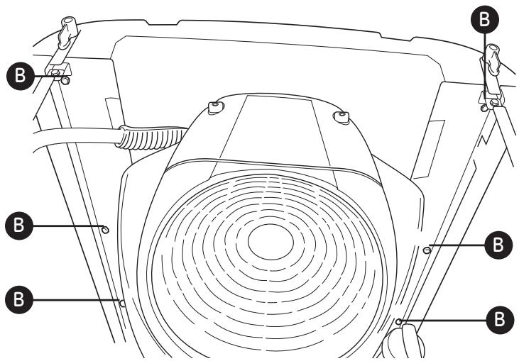 GENERAL ELECTRIC HOME GENERATOR SYSTEM 11000 WATT - Para desmontar el panel de escape: - 1