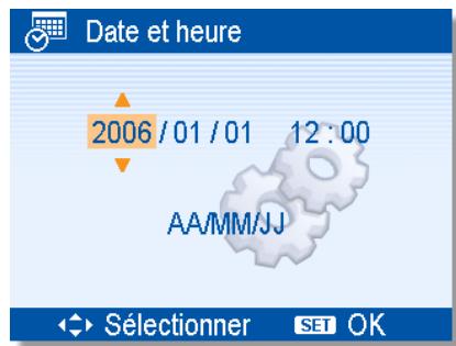 AGFA DC-733I - Réglage de la Date et de l'Heure - 1