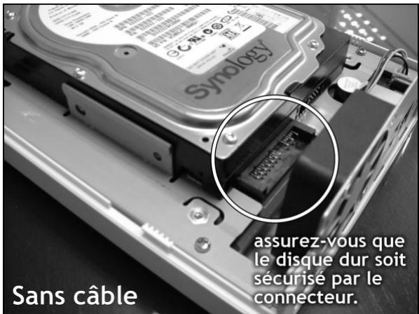 SYNOLOGY DS110PLUS - Installation du DISQUE DUR - 4