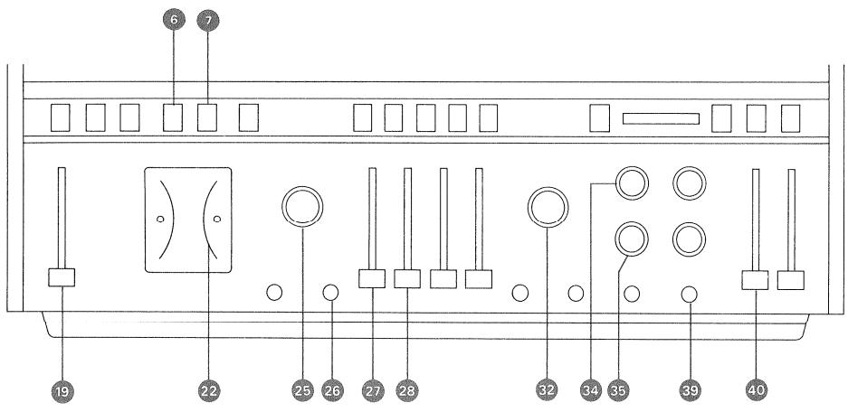 REVOX A700 - Touche d'enregistrement REC - 2