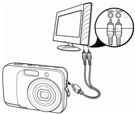 AGFAPHOTO COMPACT 103 - Connector l'appareil photo à un téléviseur - 1