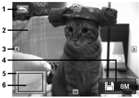 AGFAPHOTO COMPACT 103 - Pour rogner une image : - 1