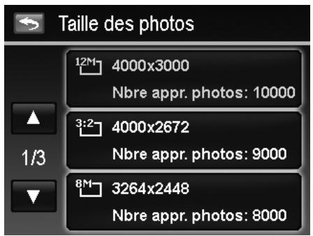 AGFAPHOTO COMPACT 103 - Réglage de la Taille des photos - 1