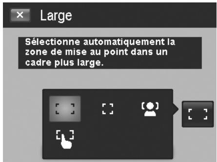 AGFAPHOTO COMPACT 103 - Pour régler la Zone AF : - 1